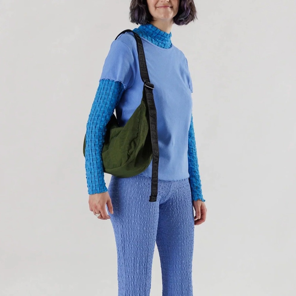 BAGGU Medium Crescent Bag - Bay Laurel